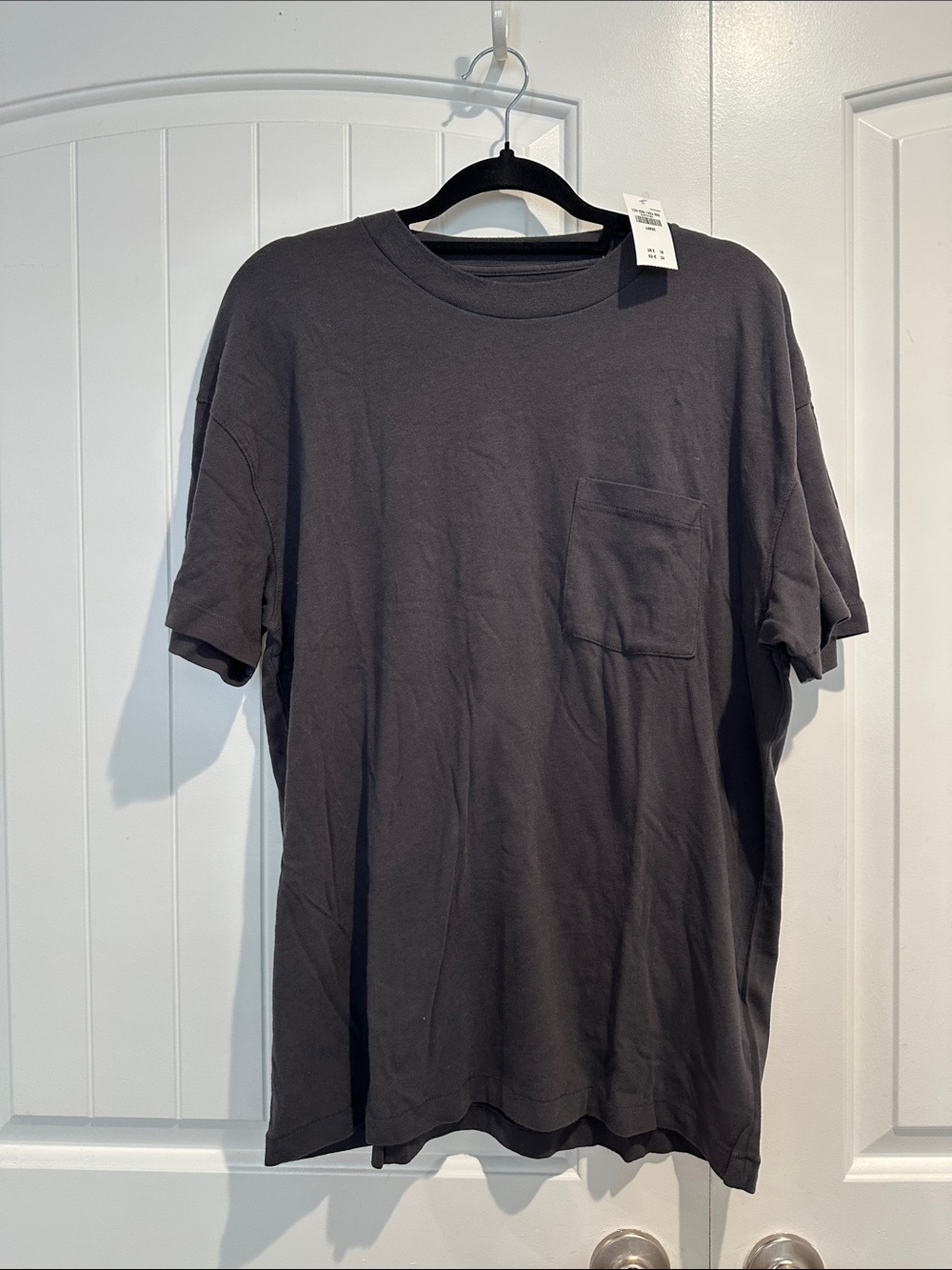 Abercrombie Men's Pocket Crew Neck T-Shirt - Charcoal